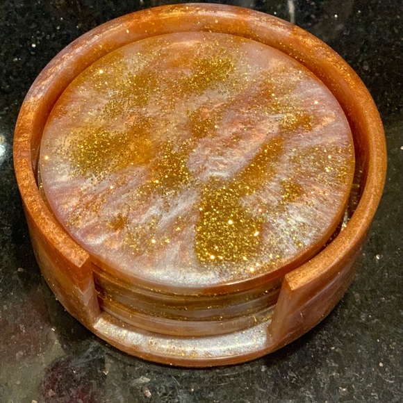 Resin Coaster Set - Picture 3 of 3